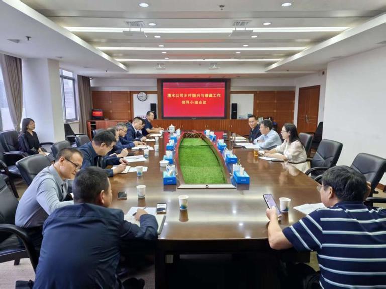 澧水公司召开乡村振兴与援藏工作领导小组会议