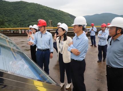 常德市政协主席黄清宇调研指导皂市水库防汛工作