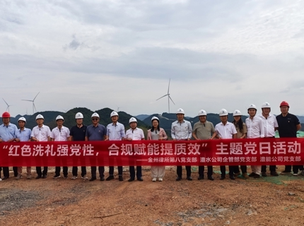 澧水公司企管部党支部、澧能公司党支部与湖南金州律师事务所第八党支部联合开展主题党日活动