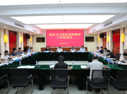 澧水公司党组召开巡察整改工作推进会