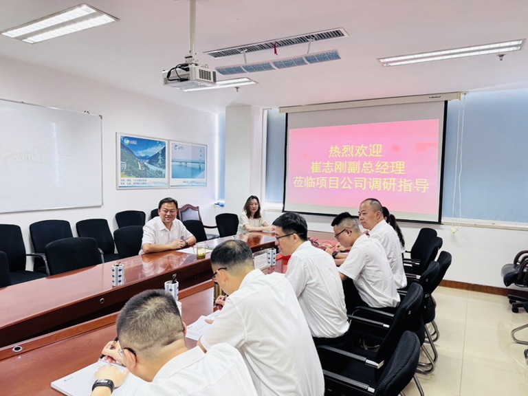 公司领导赴项目公司调研指导工作