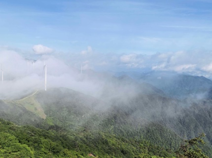 再看澧水公司大熊山风电基地