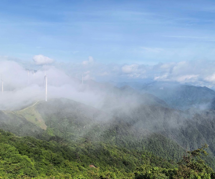 再看澧水公司大熊山风电基地