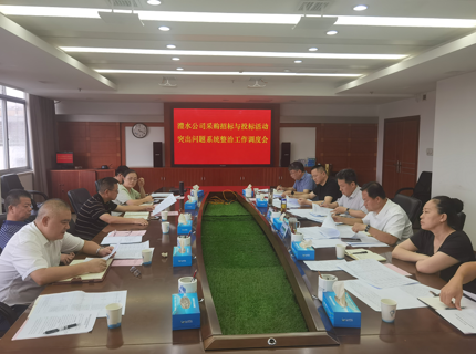 公司召开采购招标与投标活动突出问题系统整治工作调度会