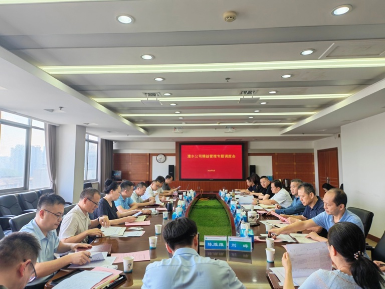 澧水公司召开精益管理专题调度会