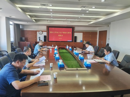凝心聚力抓精益 提质增效促发展——公司召开电力生产精益管理工作调度会