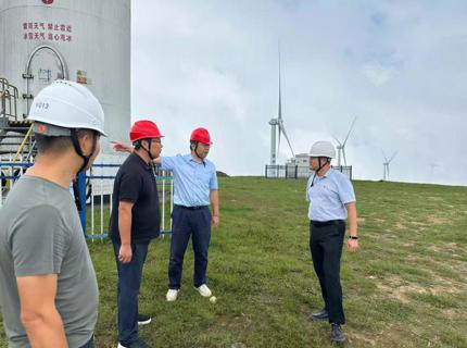 公司领导赴全州六字界片区风电场调研检查